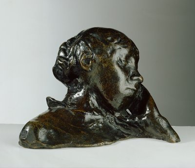 Portrait of a Woman, her head supported by her left hand by Edgar Degas